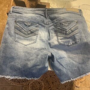 Women's Blue Denim Shorts